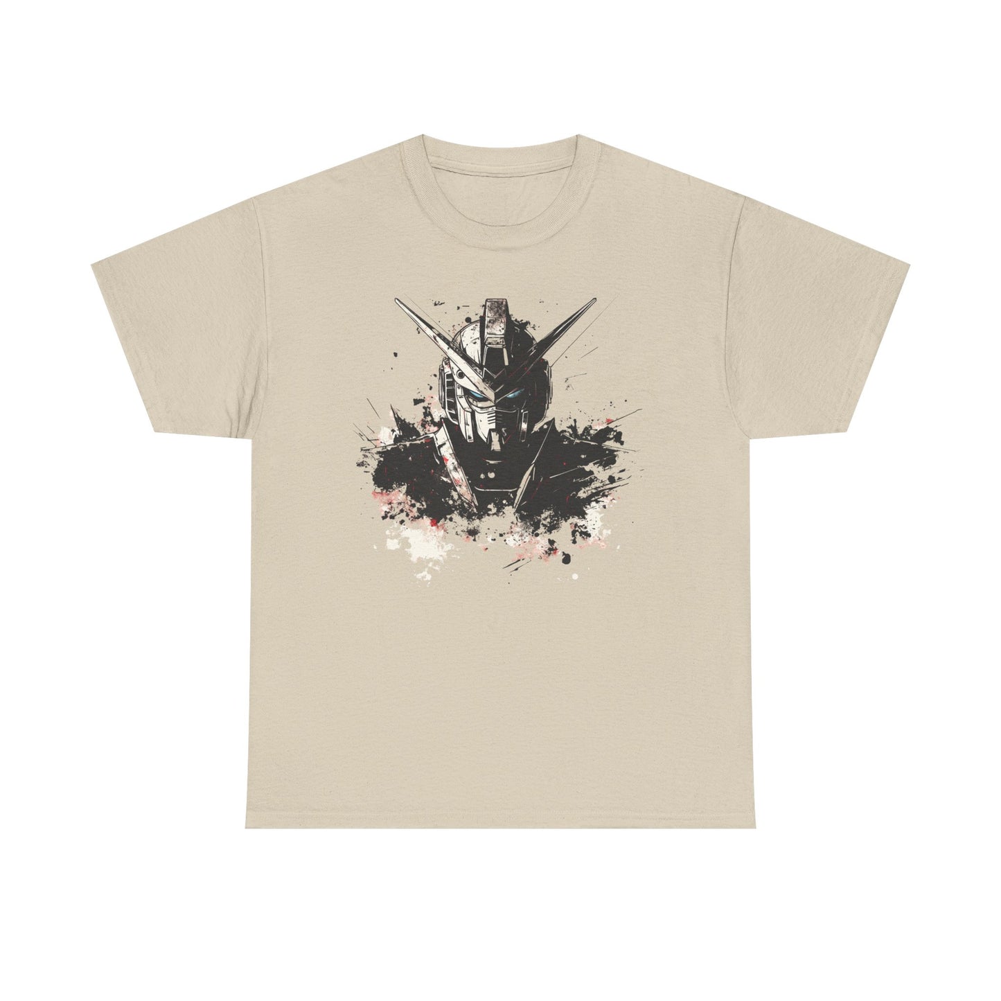 Gundam Mecha Helmet Pilot T-Shirt | Robot Anime Splash Art