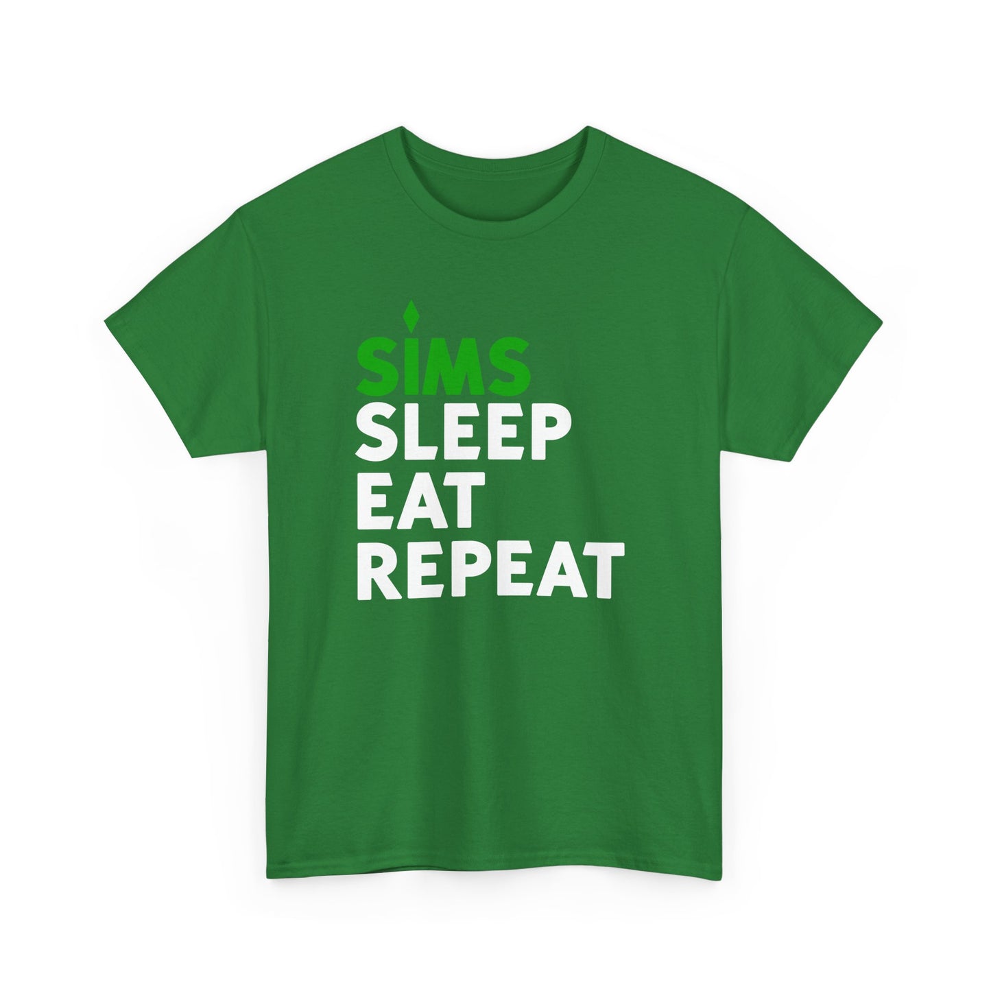 Sims Sleep Eat Repeat T-Shirt | Gamer Life Tee, Video Game Shirt