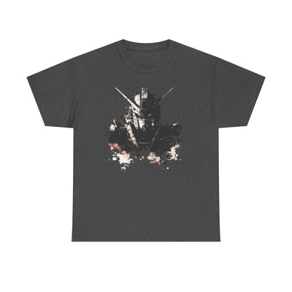 Gundam Mecha Helmet Pilot T-Shirt | Robot Anime Splash Art