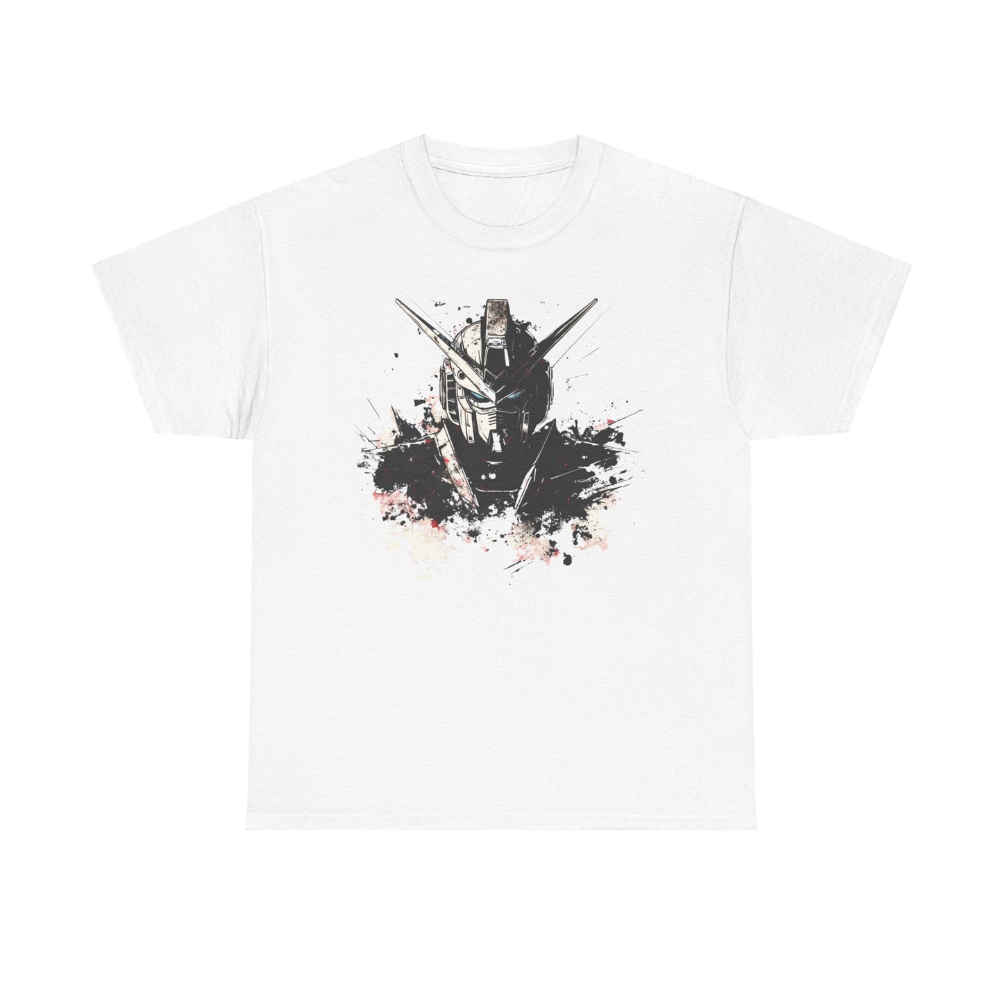Gundam Mecha Helmet Pilot T-Shirt | Robot Anime Splash Art