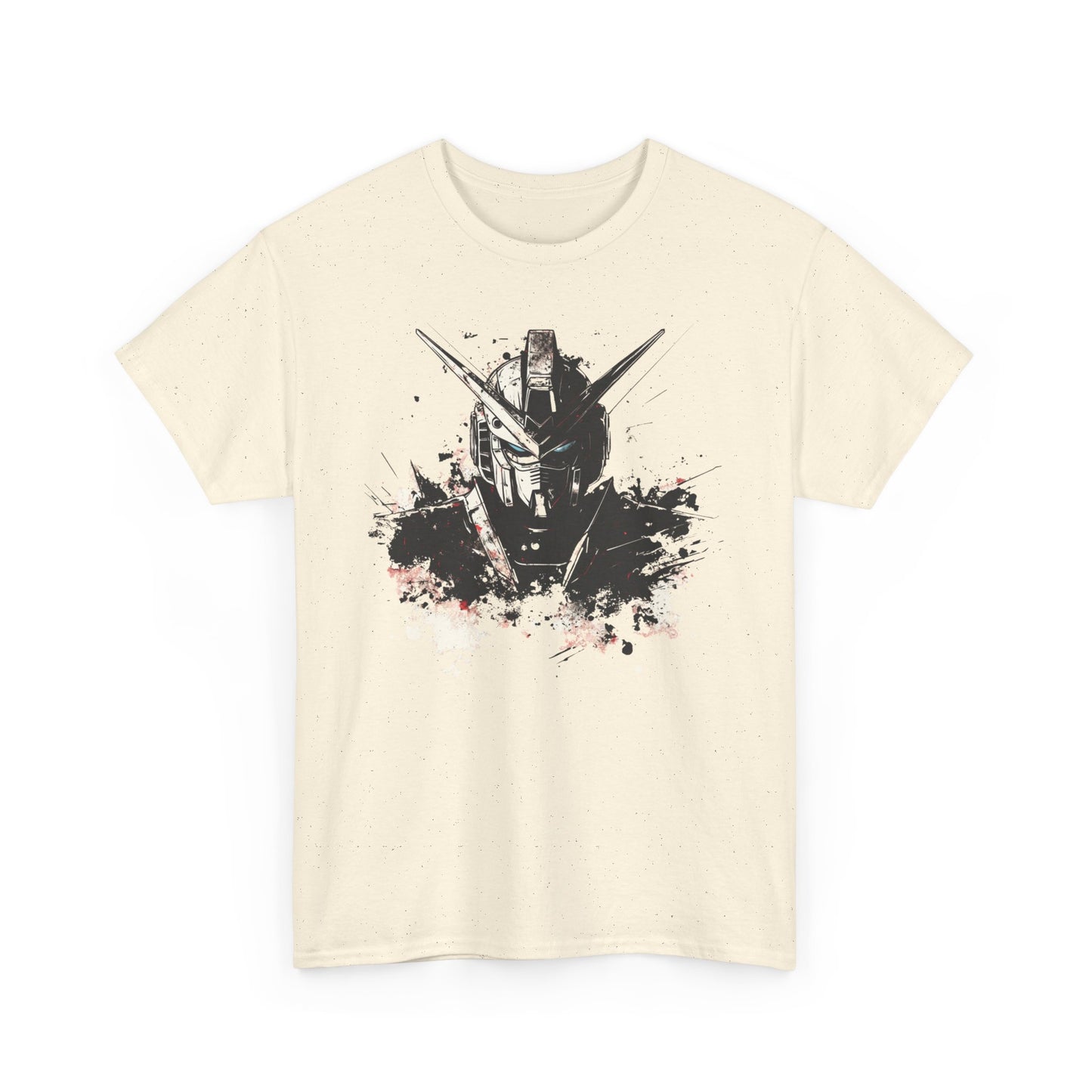 Gundam Mecha Helmet Pilot T-Shirt | Robot Anime Splash Art