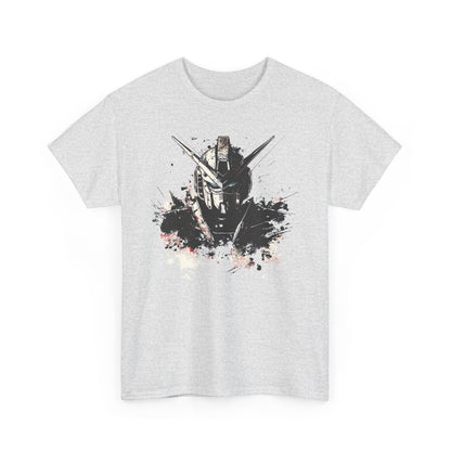Gundam Mecha Helmet Pilot T-Shirt | Robot Anime Splash Art