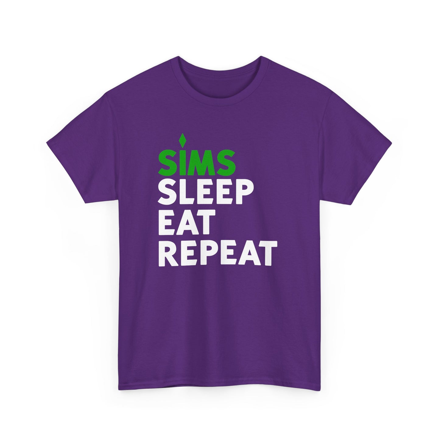 Sims Sleep Eat Repeat T-Shirt | Gamer Life Tee, Video Game Shirt
