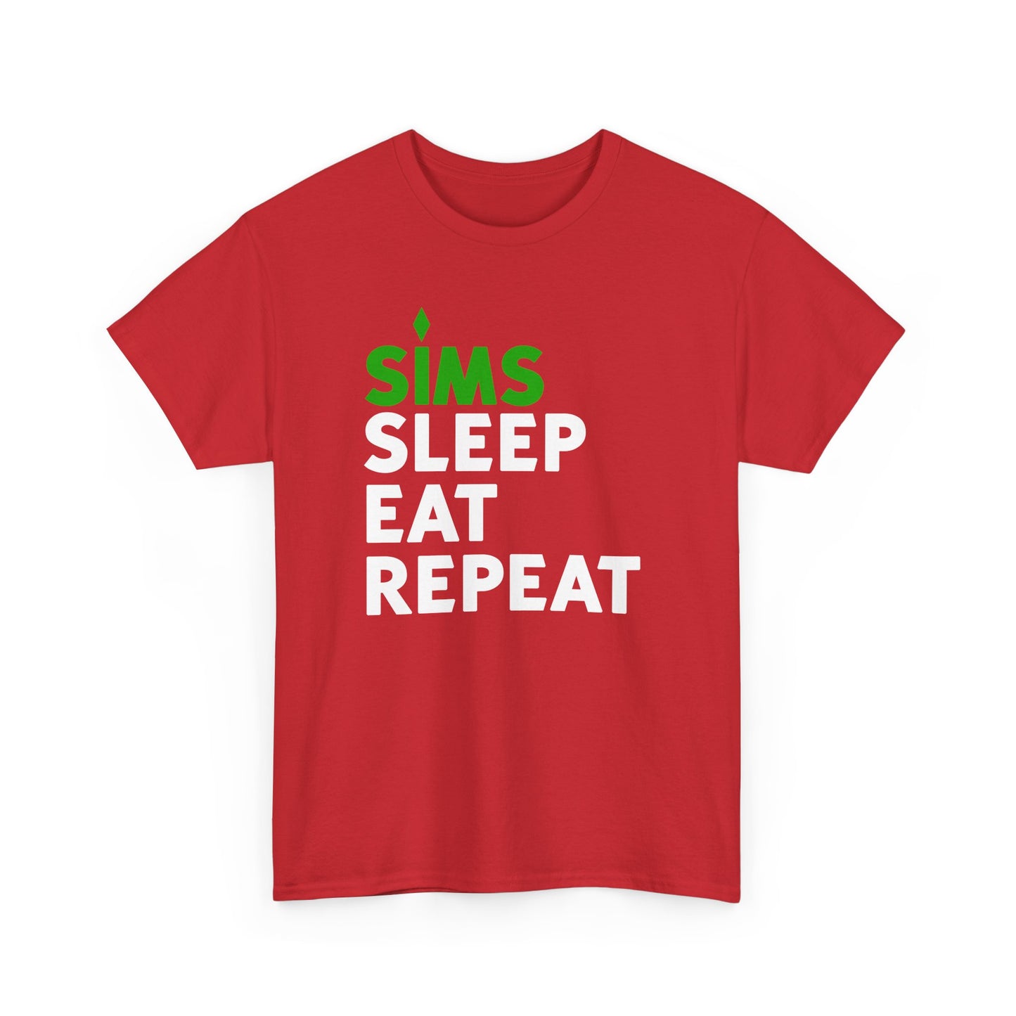 Sims Sleep Eat Repeat T-Shirt | Gamer Life Tee, Video Game Shirt