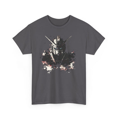 Gundam Mecha Helmet Pilot T-Shirt | Robot Anime Splash Art
