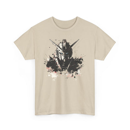 Gundam Mecha Helmet Pilot T-Shirt | Robot Anime Splash Art