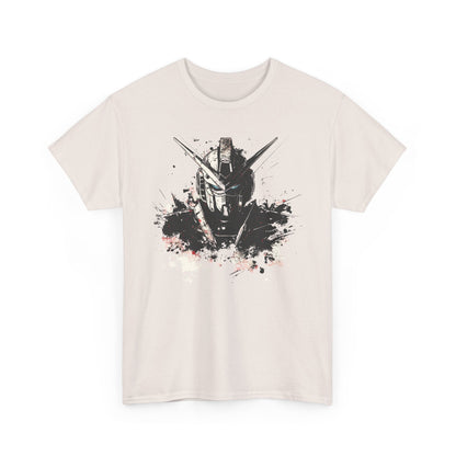 Gundam Mecha Helmet Pilot T-Shirt | Robot Anime Splash Art