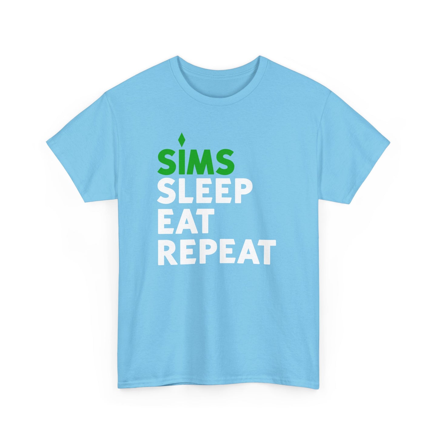 Sims Sleep Eat Repeat T-Shirt | Gamer Life Tee, Video Game Shirt