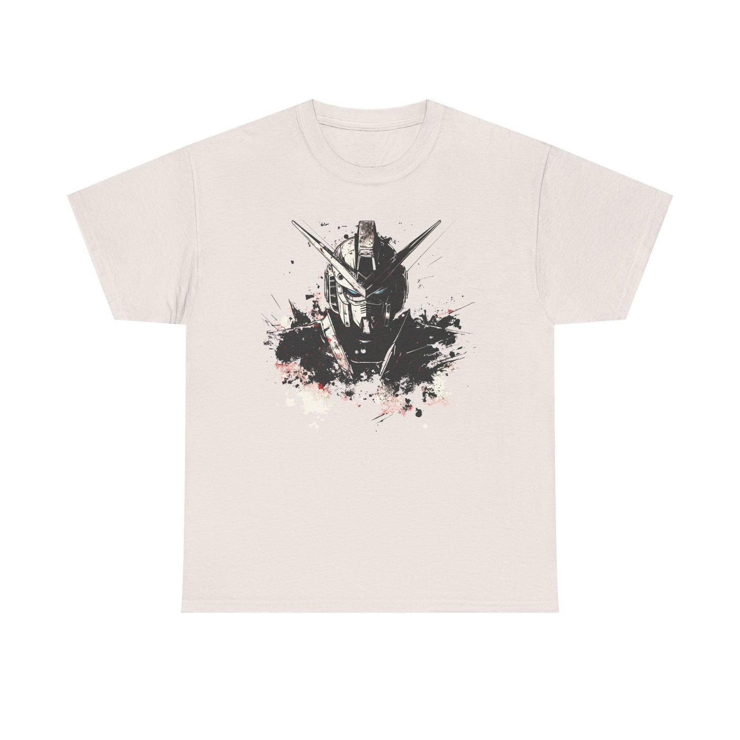Gundam Mecha Helmet Pilot T-Shirt | Robot Anime Splash Art