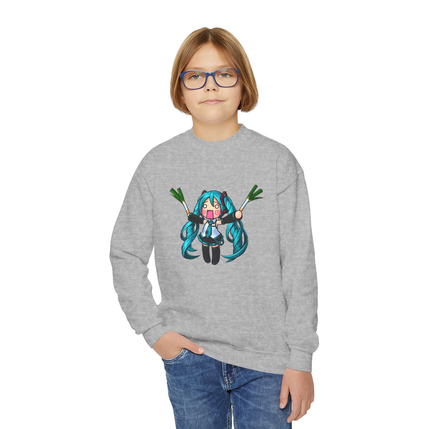 Hatsune Miku Vocaloid Leek Unisex Youth T-shirt