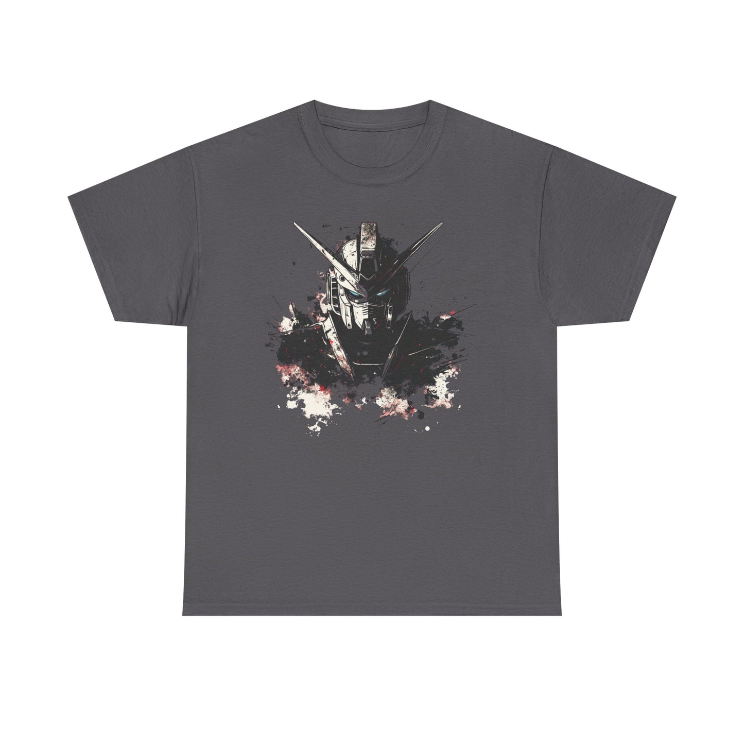 Gundam Mecha Helmet Pilot T-Shirt | Robot Anime Splash Art