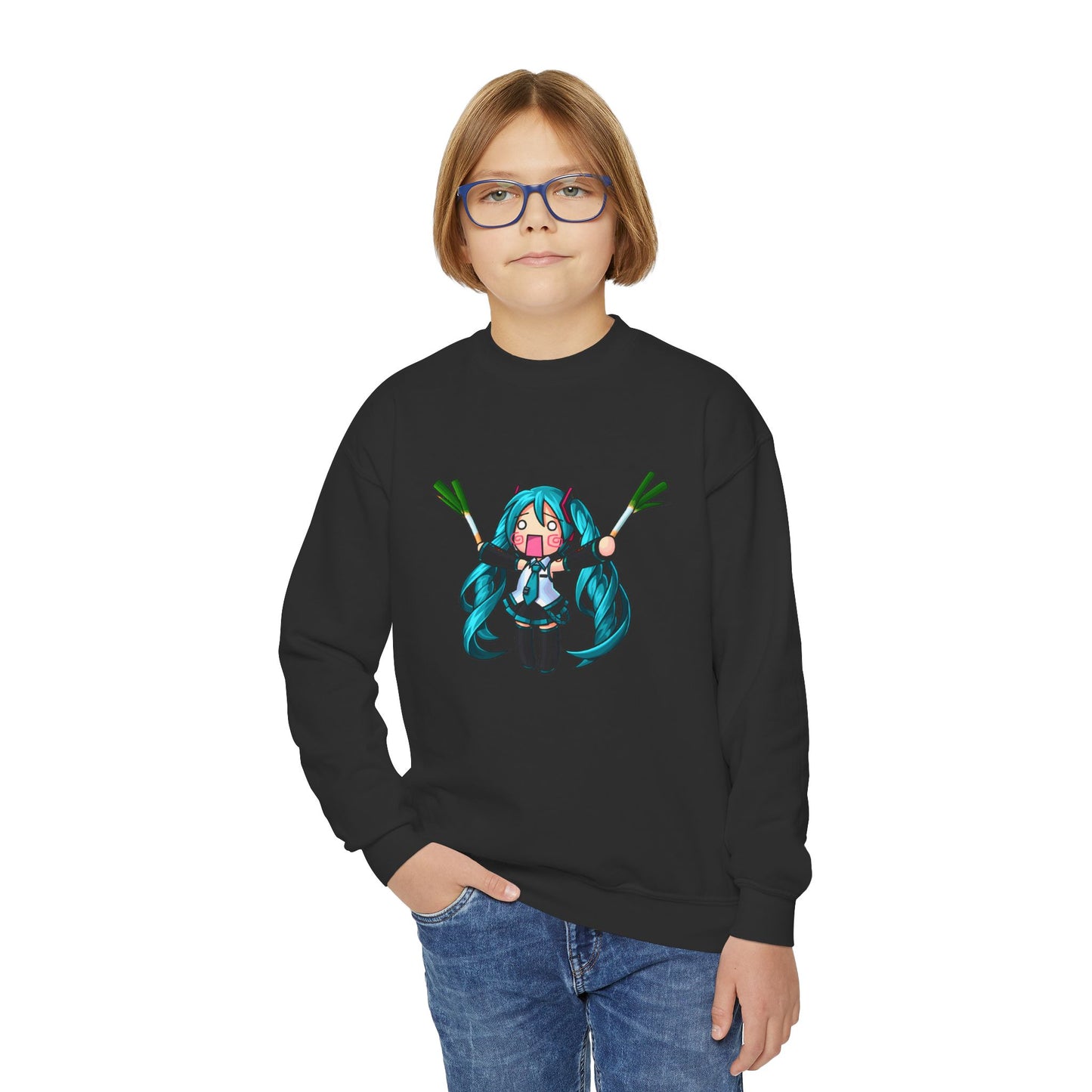 Hatsune Miku Vocaloid Leek Unisex Youth T-shirt