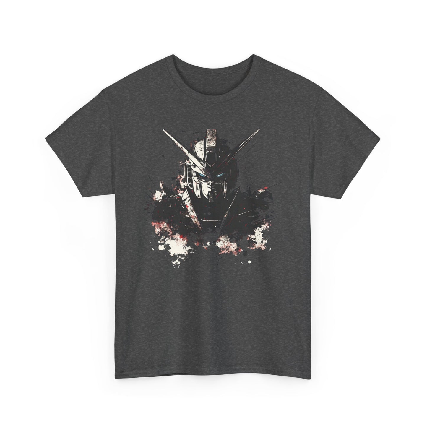 Gundam Mecha Helmet Pilot T-Shirt | Robot Anime Splash Art