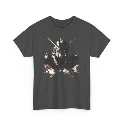 Gundam Mecha Helmet Pilot T-Shirt | Robot Anime Splash Art